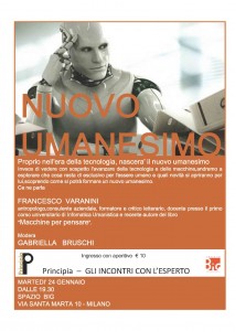 Incontro Associazione Principia a proposito di Macchine per pensare 25 gen 16