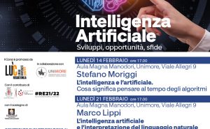 Intelligenza Artificiale Reggio Emilia 7 marzo 22 locandina